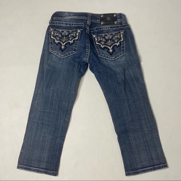 Miss Me | Cuffed Denim Capri’s - Picture 9 of 9